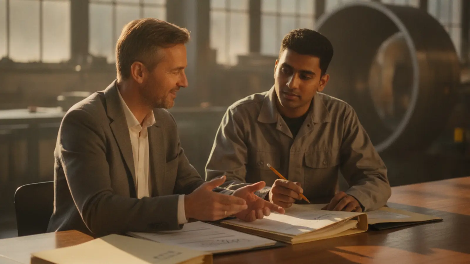 Deutscher Arbeitgeber plant Fachkräfte aus Indien mit Qualifikationsunterlagen.